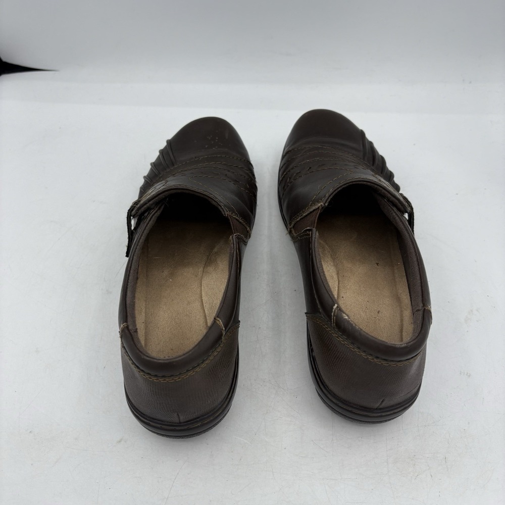 Earth Origins Shoes‎ Womens Size 7.5 M Glendale Gabrielle Brown Leather Loafers - Picture 7 of 10